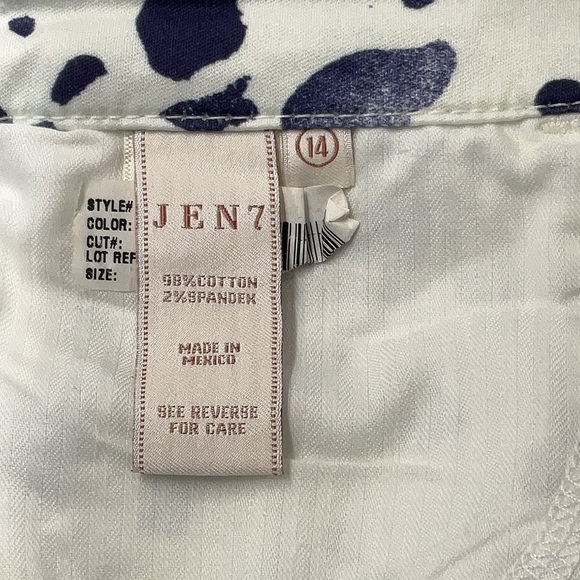 NEW! Jen7 by 7 For All Mankind Ankle Skinny Jeans - Abstract Print - Picture 5 of 8